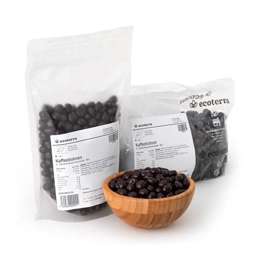 Bio Kaffeebohnen in Zartbitterschokolade | vegan | ab 500g Bio Vegan