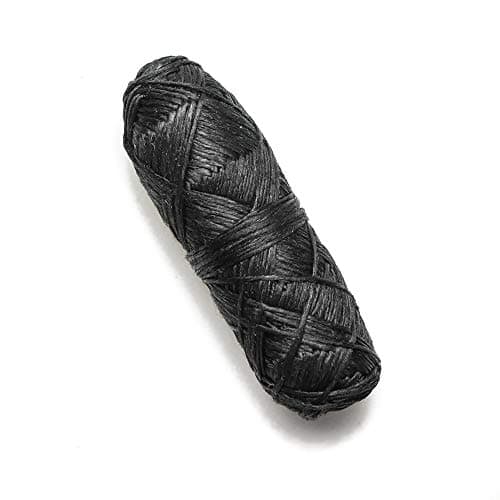 Zahnseidenkampagne Vegane Bambus - Polyester Natur Bio Zahnseide ohne Plastik Gewachst mit Aktivkohle - Nachhaltig, Umweltfreundlich, Nachfüllbar im Glasflakon - Zero Waste Leben (Nachfüller 4 x 30 m) Bio Öko Vegan