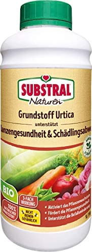 Substral Naturen Bio Grundstoff Urtica, 1 L Konzentrat unterstützt Pflanzengesundheit, Schädlingsabwehr + Befallminderung Bio