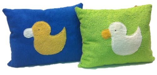 Efie Bio-Kissen 2er Set – 100% Baumwolle (KBA) – Sparpreis Doppelpack – handgefertigt in Deutschland – nachhaltige Deko- & Kuschelkissen Bio Öko