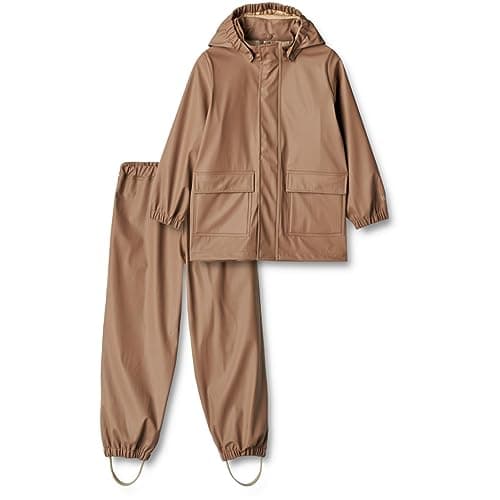 Wheat Regenset Jacke und Hose Ola Junior Größen Unisex Jungen und Mädchen 100% recyceltes Poleyster Öko Tex Standard Wasserdicht, Winddicht Öko Tex Standard Öko