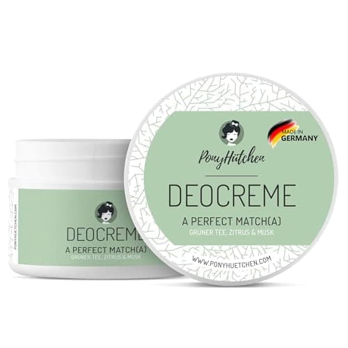 PonyHütchen - Deocreme A Perfetc Match(a) - Feste Deo Creme vegan, ohne Alu & Tierversuche - Unisex Antitranspirant Naturkosmetik made in Germany - ideal für Handgepäck Bio Vegan
