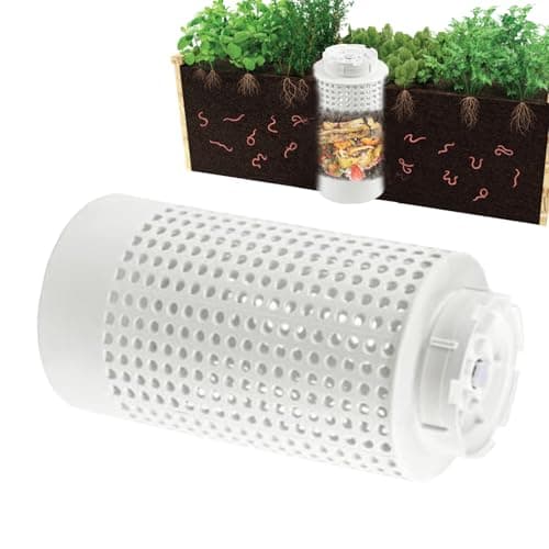 Wurmfarm Komposter - Wurmfarm Für Kompostwürmer,Platzsparend Feuchtigkeitsregulierend Organisches Recycling Bodenanreicherung Küchenabfälle Nachhaltiges Leben Bio Öko