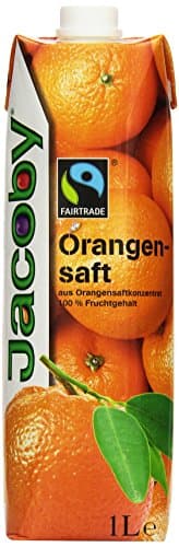 Jacoby Orangensaft aus Orangensaftkonzentrat Fairtrade, 6er Pack (6 x 1 l)