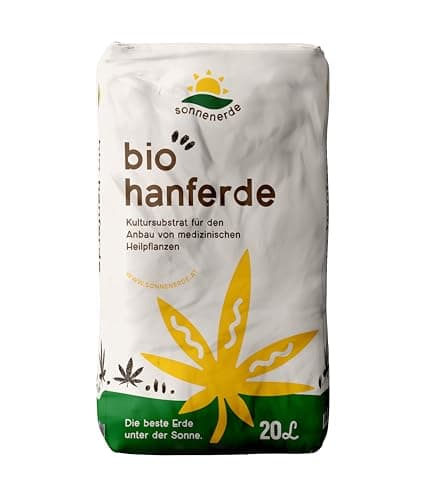 Sonnenerde Bio Hanferde 20L Living Soil für nachhaltigen Cannabis-Anbau | Torffrei, organisch & mikrobiologisch aktiv Ideal für Indoor, Growbox & Hochbeet Bio Öko