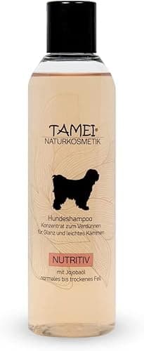 Tamei Bio Shampoo für Hunde - natürlich biologisch - für alle Fellarten und Fellfarben - 250 ml (Nutritiv frisch) - vegan Bio Öko Vegan