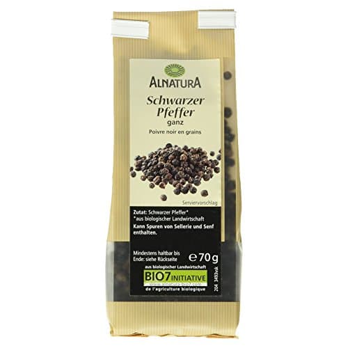 Alnatura Bio Schwarzer Pfeffer ganz, 70g Bio