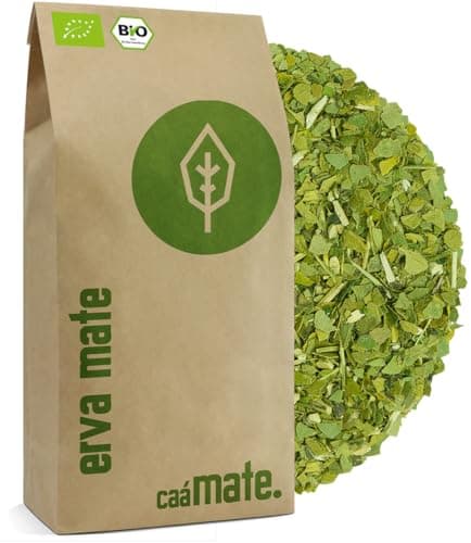 Mate Tee BIO 1KG ● frisch & grün ● Original Yerba Mate ● luftgetrocknet ● rauchfrei ● plastikfrei ● fair ● Matetee aus Mateblättern, Mateästen und Mateblattpulver ● DE-ÖKO-006 Bio Öko