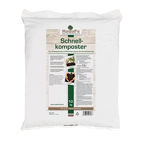 HaGaFe Bio Schnellkomposter Kompostbeschleuniger Komposthilfe Kompost (10kg (1x 10kg)) Bio