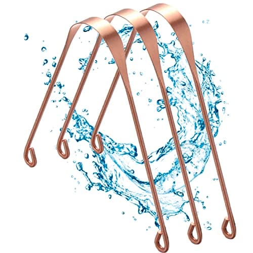 3x Ayurveda Zungenreiniger aus 100% Kupfer - Zungenschaber aus Indien