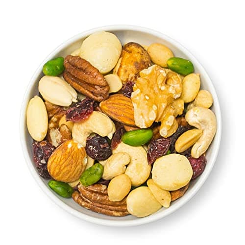 1001 Frucht Edle Nussmischung 1000 g naturbelassene Nüsse veredelt mit Cranberrys ohne Zuckerzusatz und ohne Zusätze vegan I Exklusiver Beeren Nuss-Mix I Bio Öko Vegan