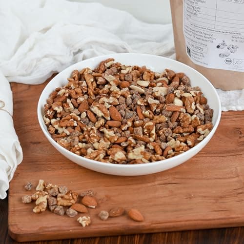 süssundclever.de® Bio Studentenfutter | "Feigen-Nuss" | 1,0 kg | Nuss- & Fruchtmischung mit Feigen, Mandeln & Walnuss | plastikfrei und ökologisch-nachhaltig abgepackt Bio Öko