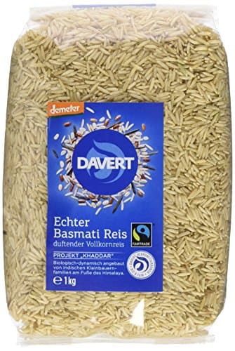 Davert Echter Basmati Reis braun (1 x 1 kg) - Bio Bio