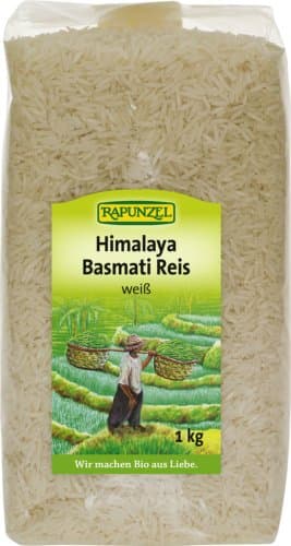 Rapunzel Basmati Reis, weiß, 1er Pack (1 x 1 kg) - Bio Bio