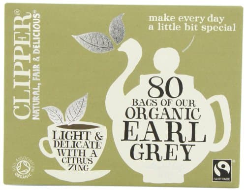 Clipper Organic Fairtrade Everyday Earl Grey Tee, 200 g, 80 Beutel Bio