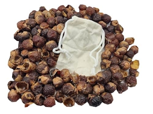 Waschnüsse Waschnussschalen mit Baumwollbeutel für sanfte, schonende und gründliche Reinigung der Wäsche (1000, Gramm) Bio Öko Vegan
