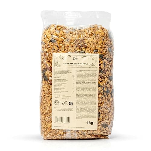 KoRo - Crunchy Bio Granola mit Nüssen - Nussig-zimtiger Geschmack - Vegan - Für Joghurt, Müsli, Porridge und Desserts Bio Vegan