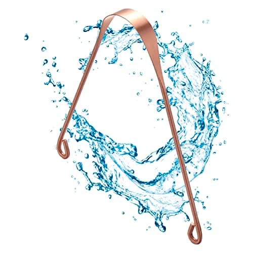 1x Ayurveda Zungenreiniger aus 100% Kupfer - Zungenschaber aus Indien