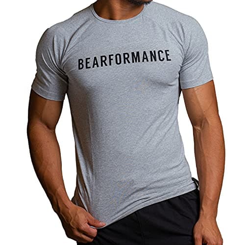 Nachhaltiges & Funktionelles Tshirt für Herren aus Bio-Baumwolle & Tencel | Slim Fit Fitness T-Shirt Männer - Fitness Shirt Bodybuilding, Gym, Sport | fair produzierte Sportbekleidung aus der EU Bio Öko