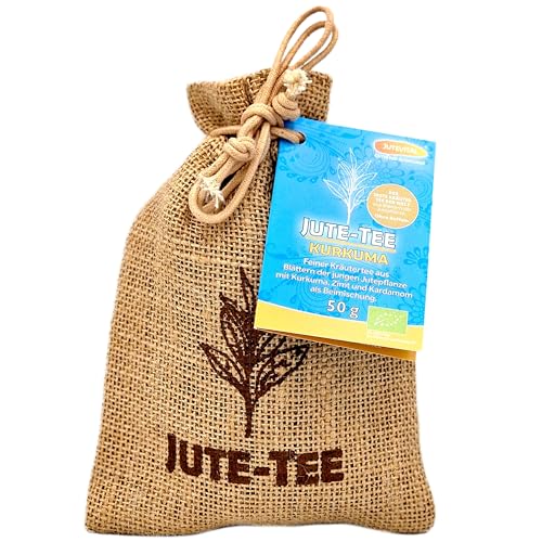 Bio Tee Geschenk für Teeliebhaber | Gewürztee Chai mit Kurkuma, Zimt & Kardamom | Nachhaltig im Jutesäckchen - Bio - Öko
