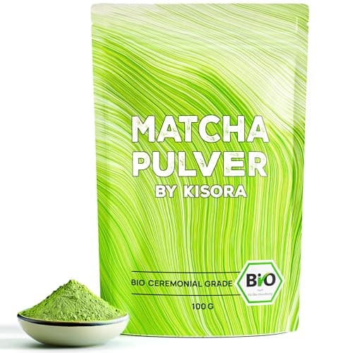 Ceremonial Matcha BIO Qualität 100g Grüntee 100% Organic Grüntee Matcha Pulver Bio Öko