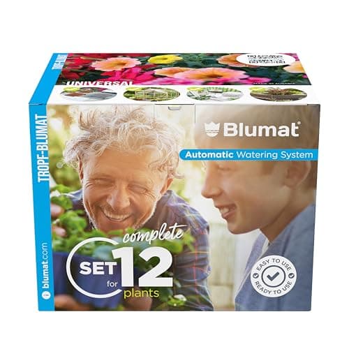 Blumat Tropf Medium Box Kit - Automatische Bewässerung für bis zu zwölf Pflanzen (12 Stück) | Garten, Terrasse, Hängekörbe, Hochbeet, Gewächshaus | Nachhaltiges Outdoor Bewässerungssystem Öko