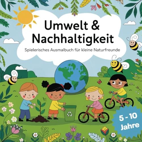 Umwelt und Nachhaltigkeit - Spielerisches Ausmalbuch für kleine Naturfreunde 5 - 10 Jahre Öko