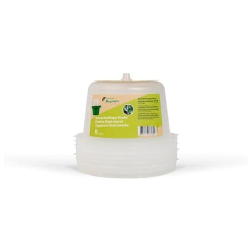 Andermatt Biogarten SchneckenStopp Haube – natürlicher Schneckenschutz, Schutzhaube vor Schnecken, Hagel, Frost & Platzregen, Mini-Treibhaus für besseres Pflanzenwachstum, transparent, 12er Pack Bio