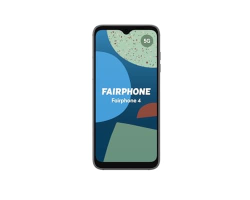 Fairphone 4 5G nachhaltiges Smartphone (6GB RAM | 128 GB, 6.3” Full HD+, Qualcomm Snapdragon 750G, dual SIM), Android, Grau Öko
