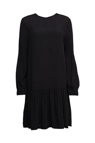 ESPRIT Damen 113EE1E368 Kleid, 001/BLACK, XS