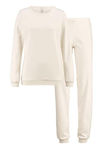 hessnatur Pyjama Damen Regular PureNATURE aus Reiner Bio-Baumwolle GOTS Zertifiziert | nachhaltig und fair hergestellt (Fair Wear Foundation) Bio Öko