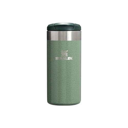 STANLEY Aerolight Transit Thermobecher 0.35L - Hält 4 Stunden Heiß - Spülmaschinenfest - Kaffeebecher To Go Auslaufsicher - Kompatibel Mit Gängigen Pkw-Getränkehalterungen - Thermosflasche - Green Öko