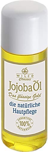 Wilco Classic Jojoba Öl - 15 ml to go-Flasche - 100% vegan & naturrein - intensive Feuchtigkeitspflege mit 99% Hautverträglichkeit Öko Vegan
