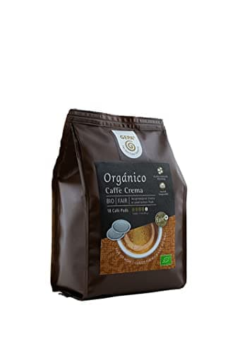 Gepa Bio Kaffee Pads Crema , 1 Karton mit 6 Pack ( 6 x 126g ) 108 Pads. Grundpreis pro 100g: 3,29€ Bio