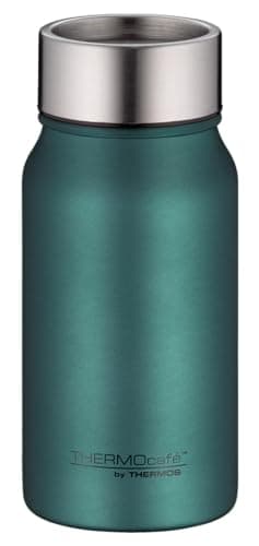 THERMOcafé by THERMOS TC DRINKING MUG moss green mat 0,35l, Thermobecher Edelstahl, Isolierbecher, Kaffeebecher to Go Thermo, auslaufsicher, 8h heiß & 16h kalt, spülmaschinenfest, BPA-frei Öko