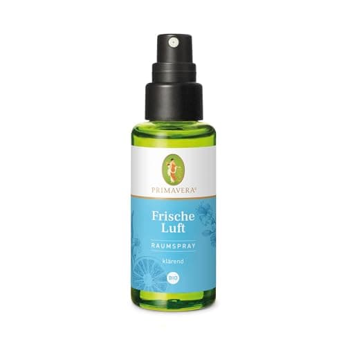 PRIMAVERA Raumspray Frische Luft bio 50 ml - Pfefferminze, Zitrone und Myrte - Aromadiffuser, Aromatherapie - klärend - vegan Bio Vegan