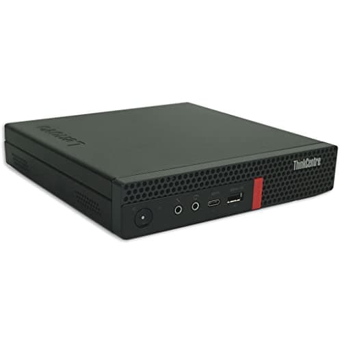 Lenovo ThinkCentre M720q Tiny Intel Six Core i5 8400T 256GB SSD Festplatte 16GB Speicher Windows 11 Pro inkl. W-LAN & Bluetooth Desktop Computer Mini PC (Generalüberholt) Öko