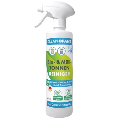 CLEANOFANT Bio- & Mülltonnen-Reiniger 500ml - Mikrobiologischer Mülltonnenreiniger Biotonnenreiniger Bio Öko