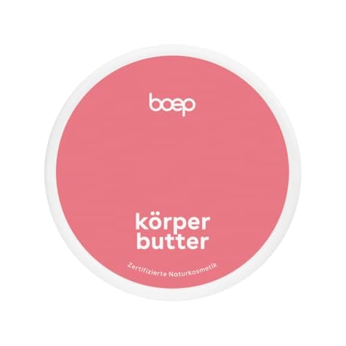 boep Pflegende Körperbutter | Naturkosmetik Body Butter mit Bio Sheabutter für weiche Haut | Für beanspruchte, trockene Haut in der Schwangerschaft entwickelt (125ml) Bio Öko Vegan