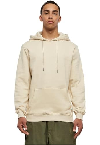 Urban Classics Herren Organic Basic Hoody Kapuzenpullover,, per pack Beige (Sand 00208), Medium (Herstellergröße: M) Bio Öko
