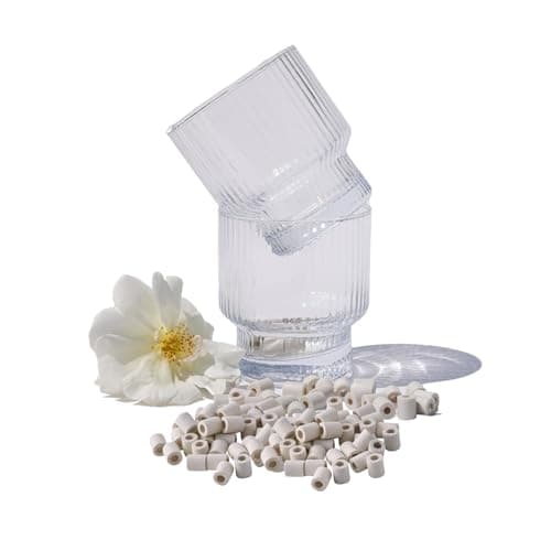 EM Keramikperlen, 100 % natürlich, 25 Stück – Keramikperle zur Wasserfiltration – Wasserreiniger – reduziert Kalkablagerungen – Kugeln zur Reinigung von Trinkwasser Öko