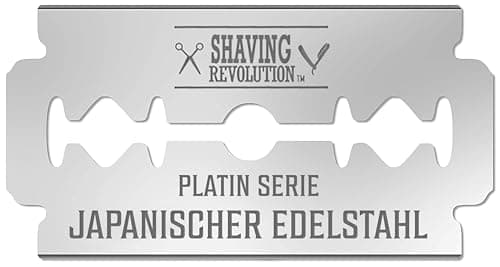 oppelschneidige Rasierklingen, 100 Stück, für Herren, Sicherheitsrasierklingen für Rasieren, Platin, japanischer Edelstahl