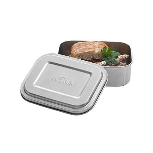 Tatonka Edelstahl Brotdose Lunch Box 1 800 ml - Brotbox ohne Fächer - schadstofffrei/BPA-frei und spülmaschinenfest Öko