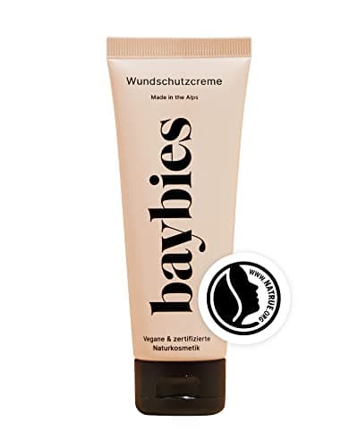 BAYBIES® Baby Wundschutzcreme | Zertifizierte Naturkosmetik | Milde Creme Für Babys | Beruhigt & Pflegt Gereizte Haut | Geschenkidee Für Babyparty | 75ml Bio Öko Vegan