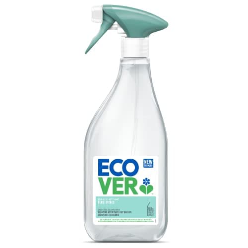 Ecover Glasreiniger (500 ml) - nachhaltiger Glas- und Fensterreiniger mit pflanzenbasierten Inhaltsstoffen und Bio-Tensiden Bio Öko Vegan