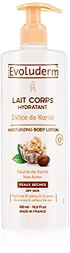 evoluderm Bodylotion Shea Butter 0% parabenen 500 ml Öko