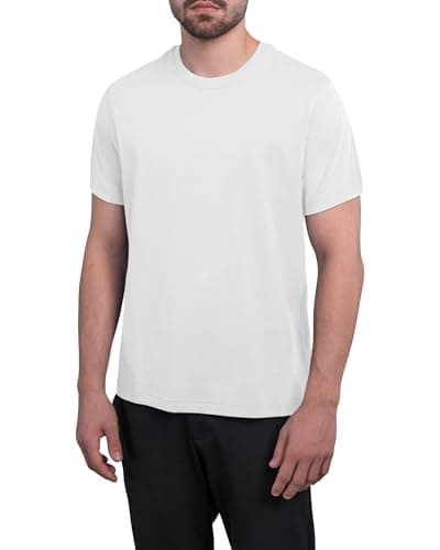HRM Herren Luxury Roundneck Tee I Premium T-Shirt Herren Rundhalsausschnitt aus 100% Bio-Baumwolle I Basic T-Shirt bis 60°C waschbar I Hochwertige & nachhaltige Herren-Bekleidung Bio Öko