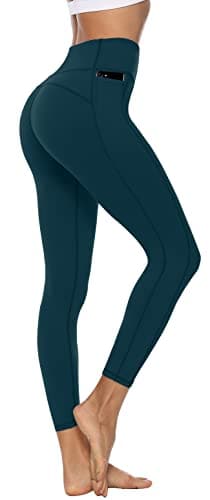 Persit Sporthose Damen, Sport Leggins für Damen Yoga Leggings Yogahose Sportleggins Dunkelgrün-Size 42/44 (Herstellergröße: L) Öko