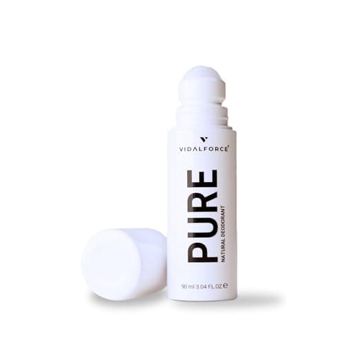 PURE Deoroller Ohne Aluminium I Parfümfrei I NEUE FORMEL XXL 90ml 100% Natürlichen & 71% Bio Inhaltsstoffen 100/100 In Yuka I Deo Ohne Aluminium Männer & Frauen Bio