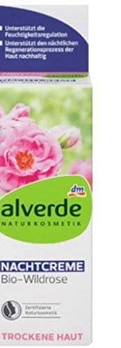alverde NATURKOSMETIK Nachtcreme Wildrose, 50 ml BIO Bio